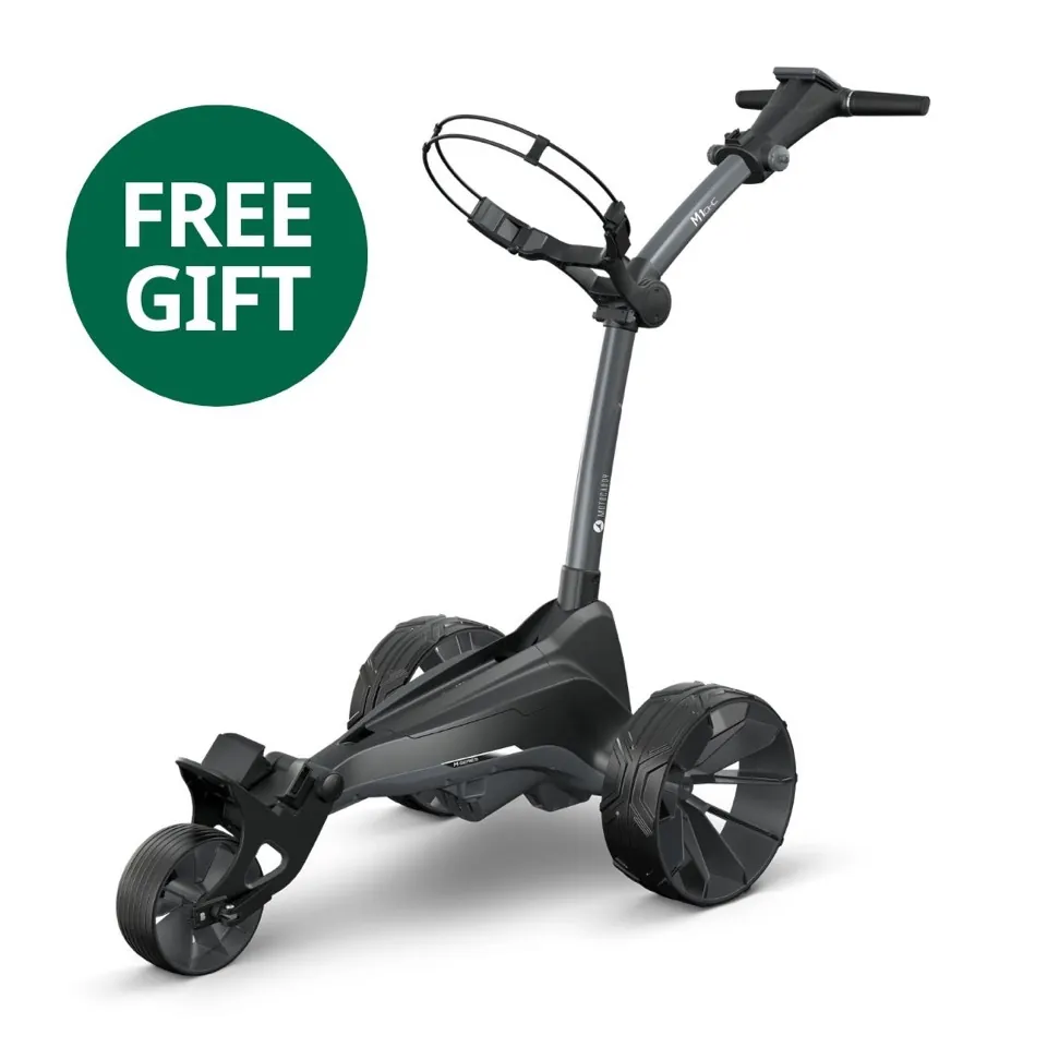 Motocaddy 2026 M1 DHC Standard Lithium Electric Golf Trolley